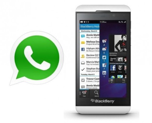 whatsapp su blackberry z10